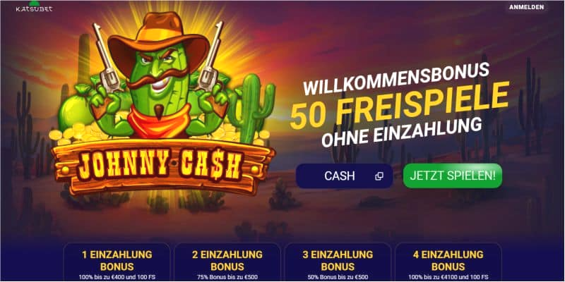 Visualisierung von Freispielen und Bonus-Popup bei Katsubet